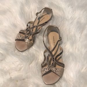 Alexandre Birman Snakeskin Sandals